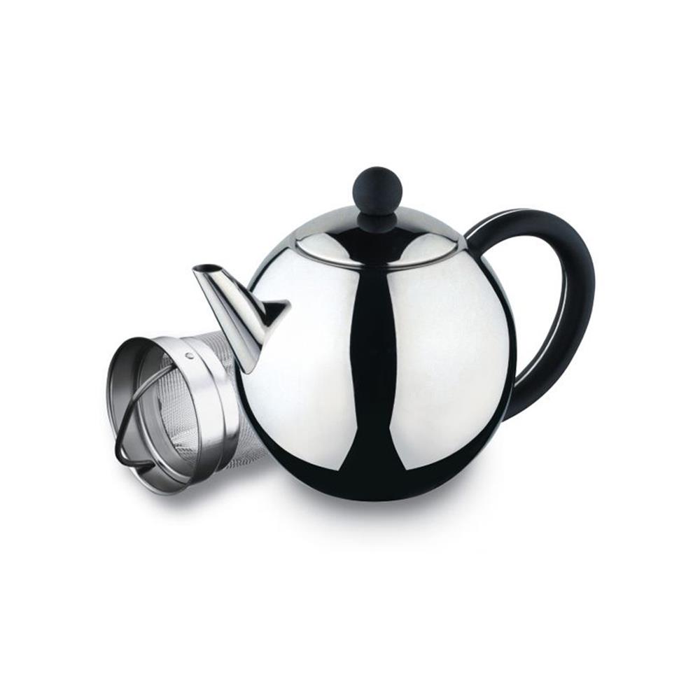 Grunwerg Rondo Stainless Steel Teapot with Infuser